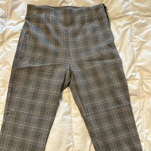 Zara Plaid Dress Pants